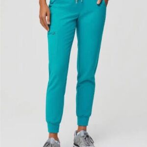 Figs Aqua Blue Zamora joggers